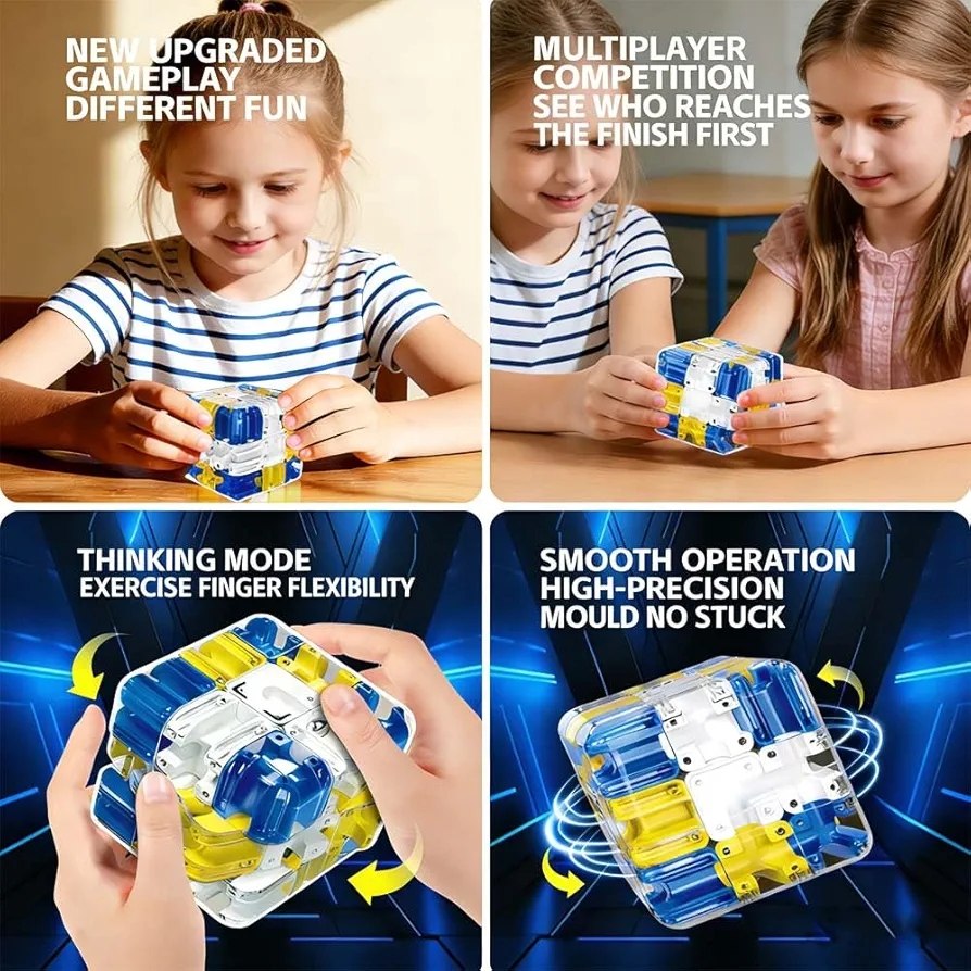 3D Maze puzzle cub